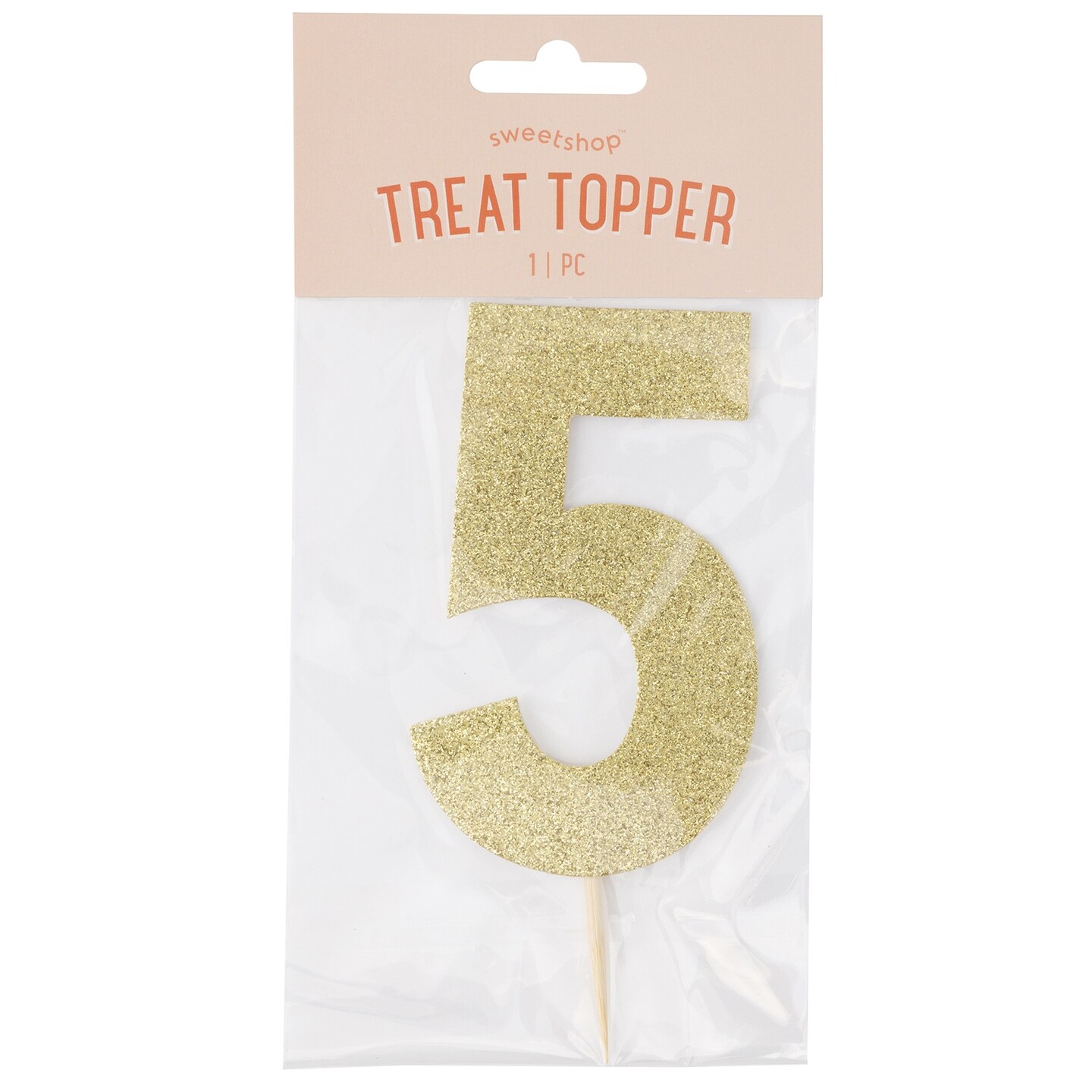 Sweetshop Cake Topper-Number 5