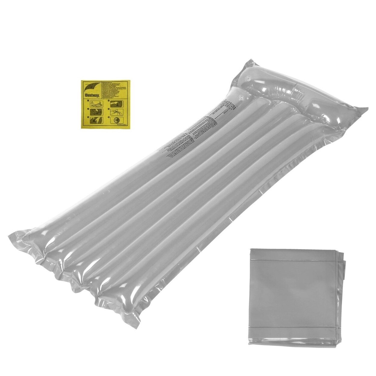Inflatable Pool Float Raft Foldable Float Lounge Chair Swimming Pool Water Mat With Pillow Air Mat Mattress