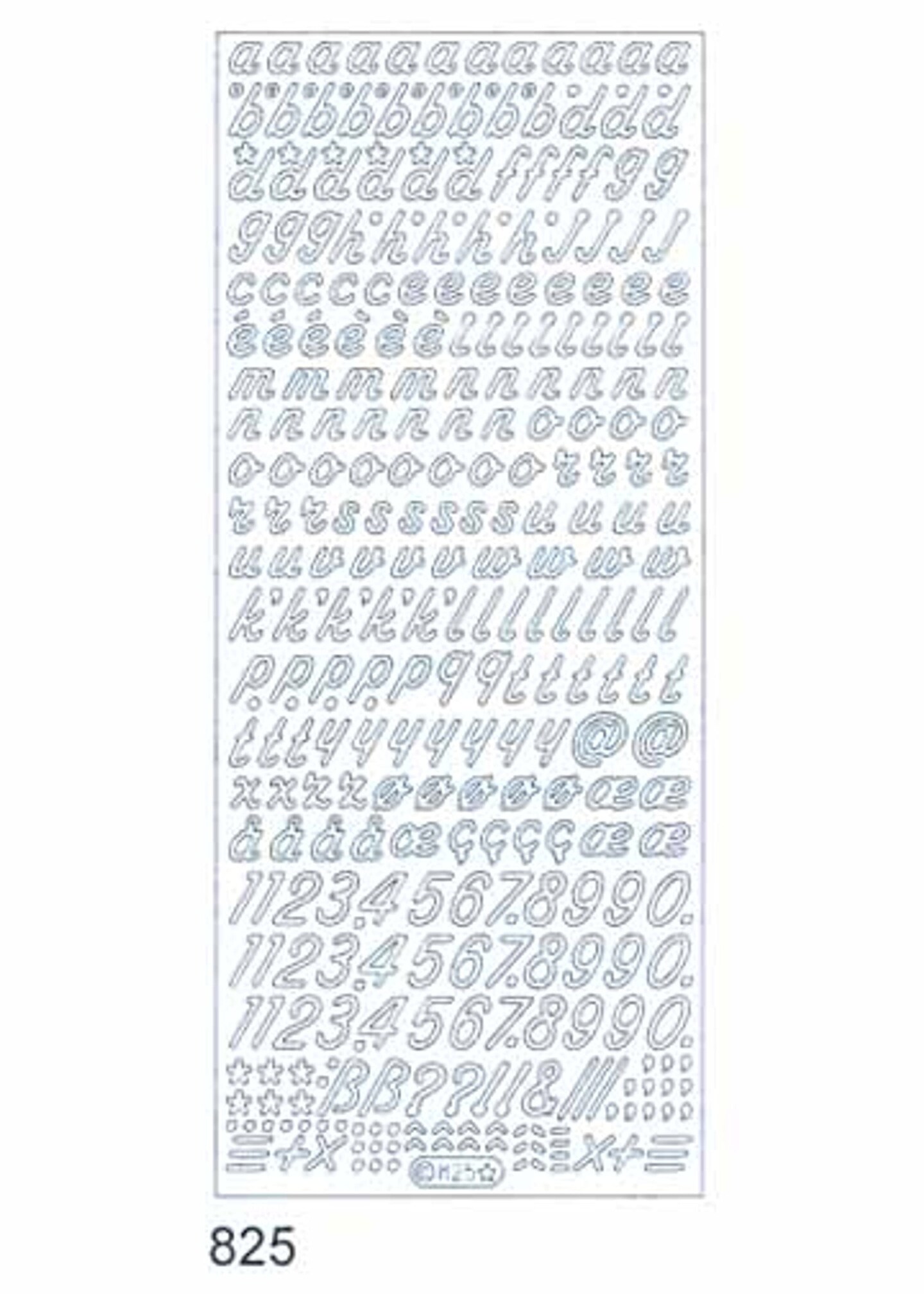 Starform Deco Stickers - Alphabet - Gold