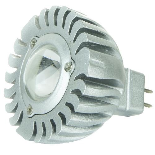 SUNLITE 3w 3MR16 GX5.3 Bi-Pin Base White Bulb