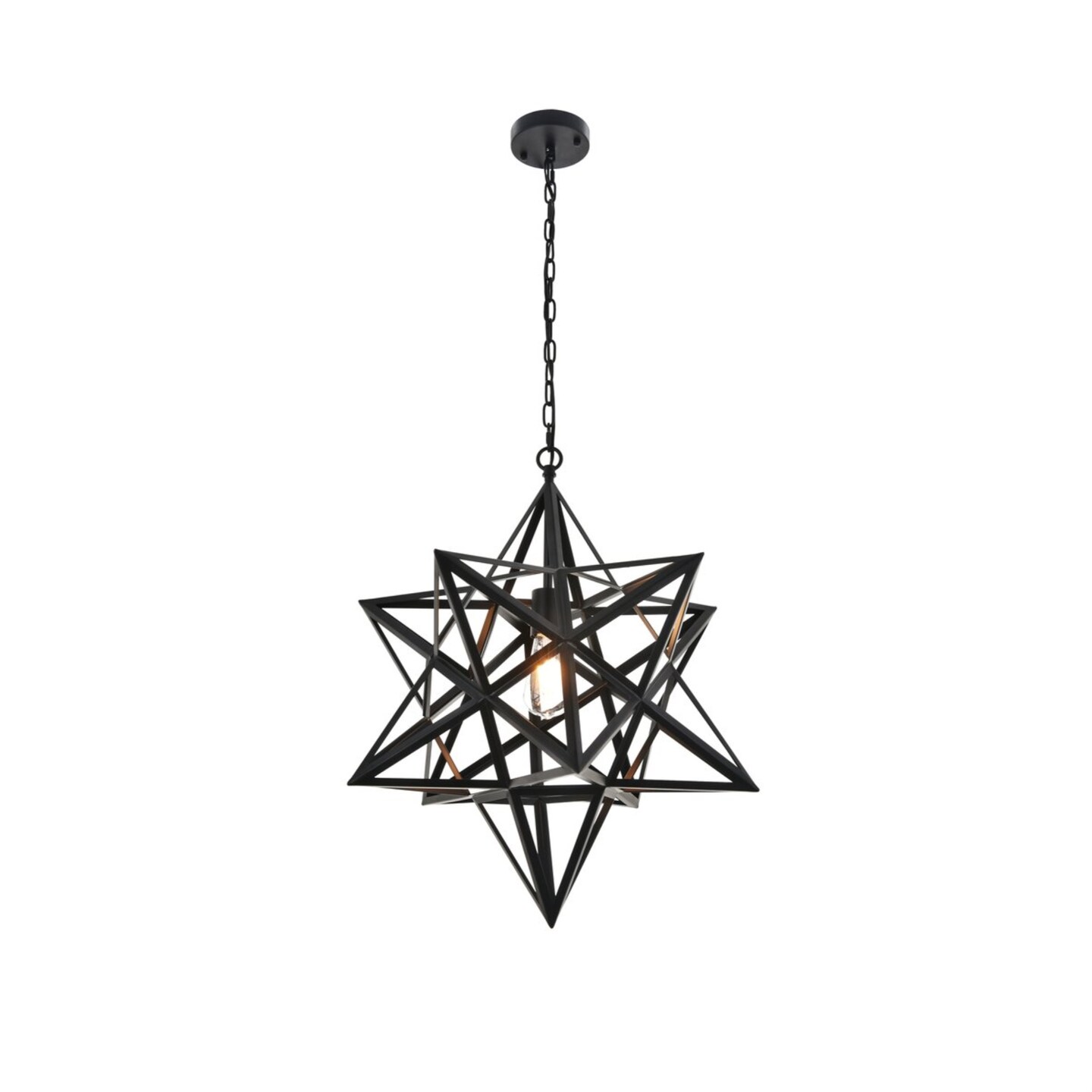 Nocturne 1 light black Pendant