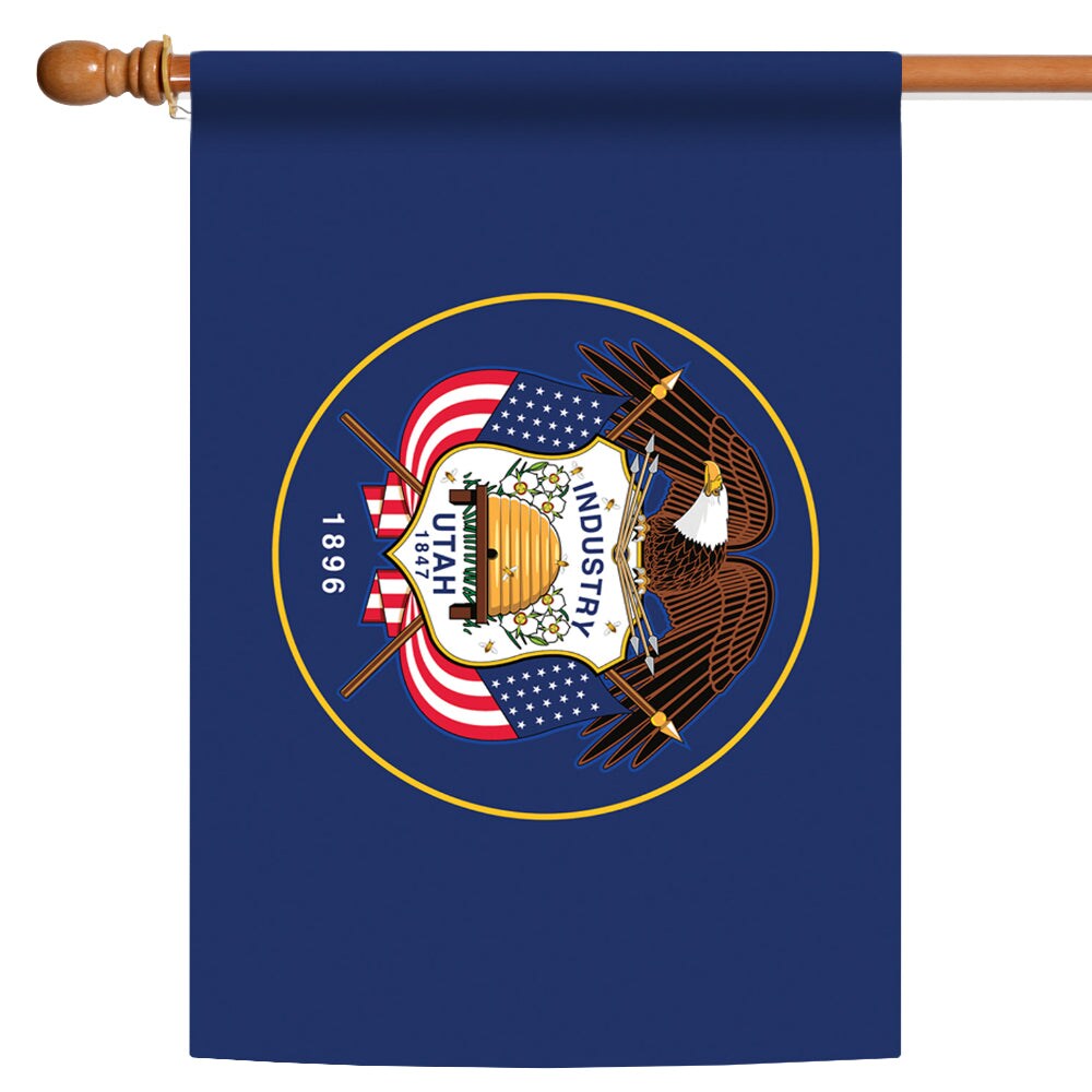 Utah State Flag Decorative  Flag