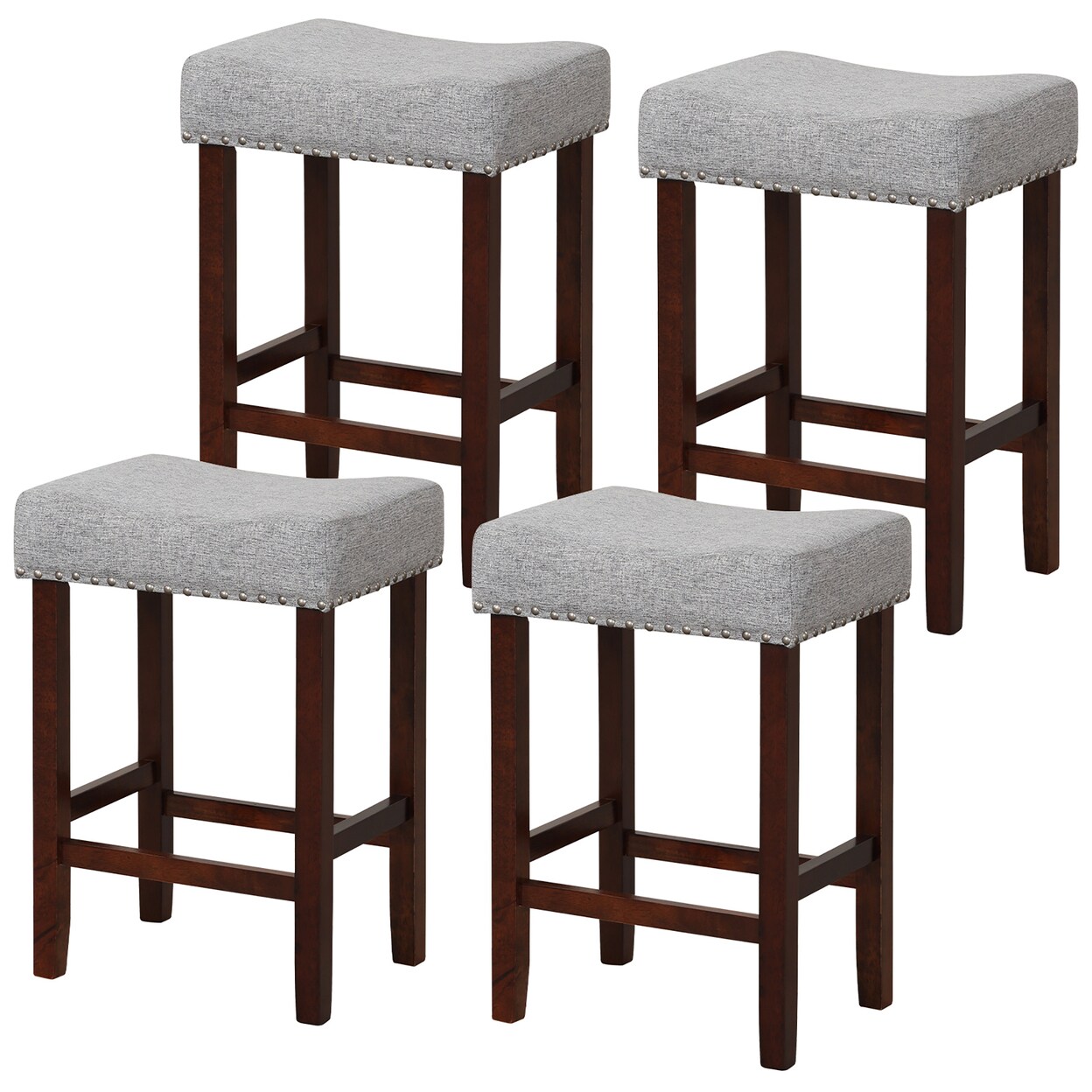 Saddle bar discount stools counter height