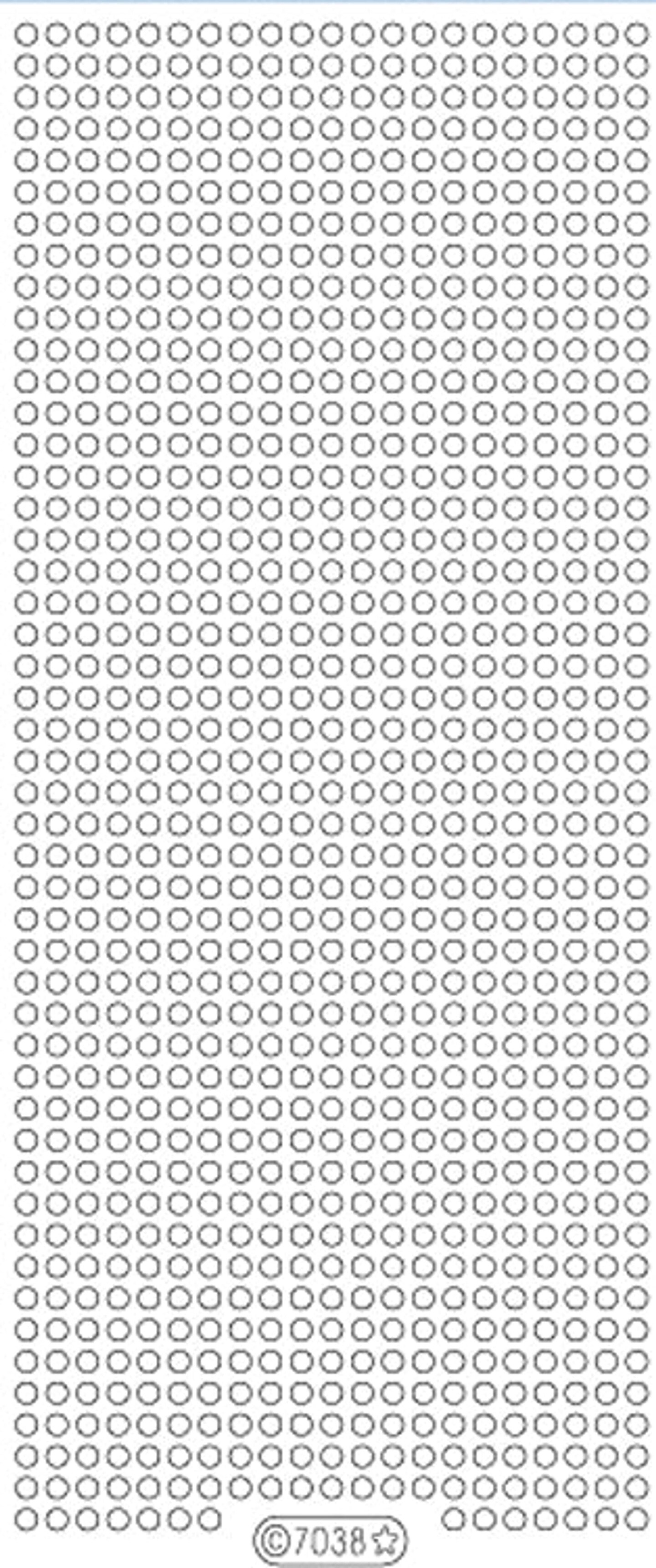 Starform Deco Stickers - Small Glitter Dots - Glitter Black