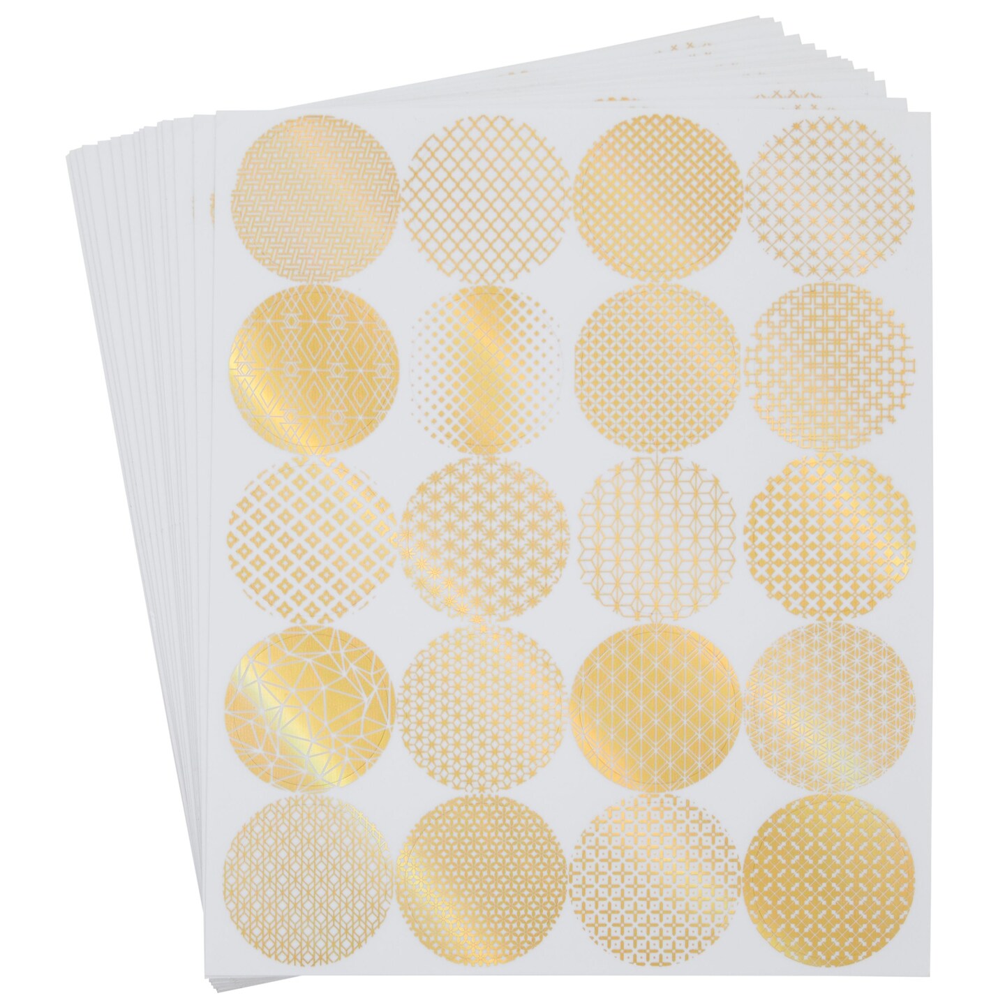 Gold&#xA0;Envelope Seal Stickers, 1.5 In&#xA0;Labels for Gift Boxes,&#xA0;Cards&#xA0;(300 Pack)