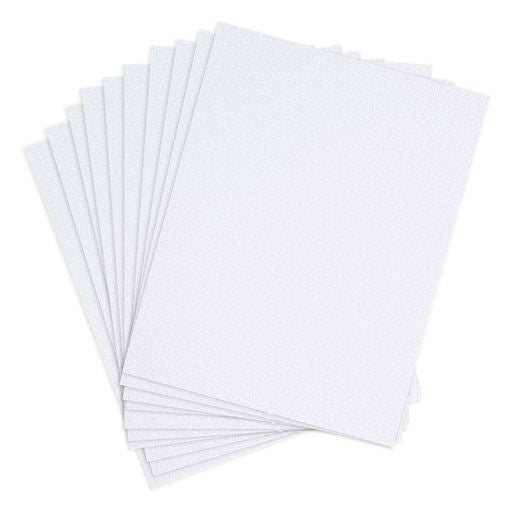 Spellbinders Pop-Up Die Cutting Glitter Foam Sheets - White