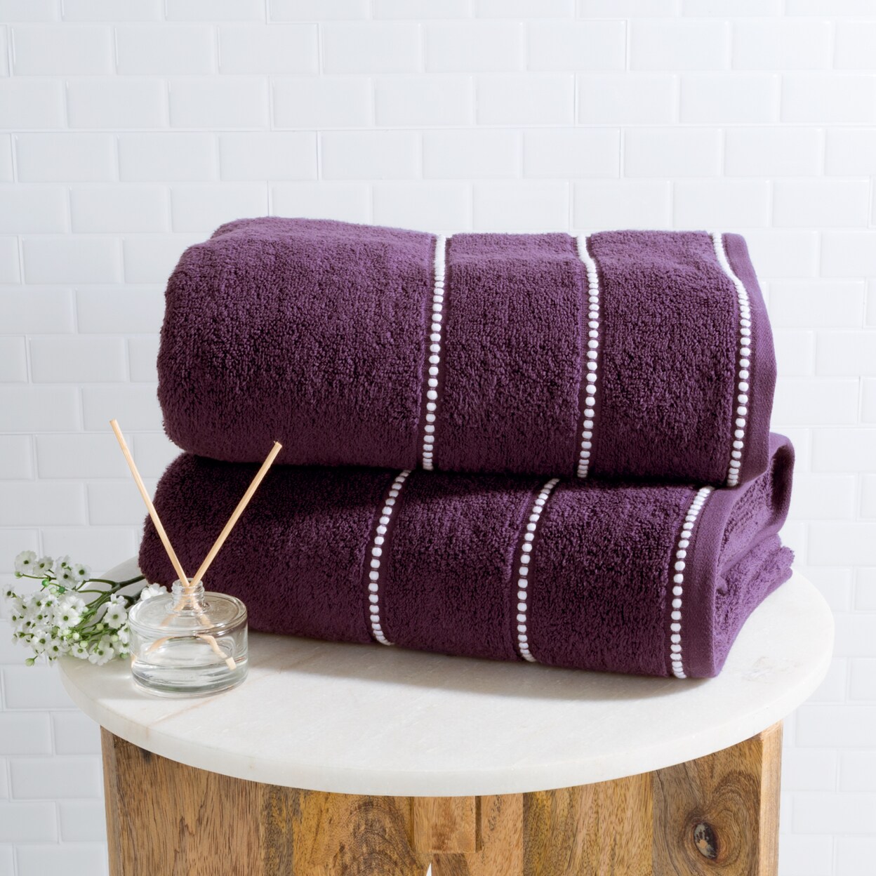 Plush hand towel  Deluxe Design by Devon&Devon