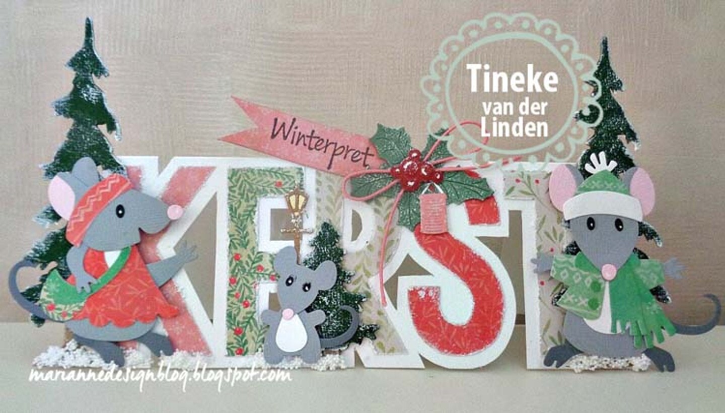 Marianne Design  Collectables Eline&#x27; Mice Family