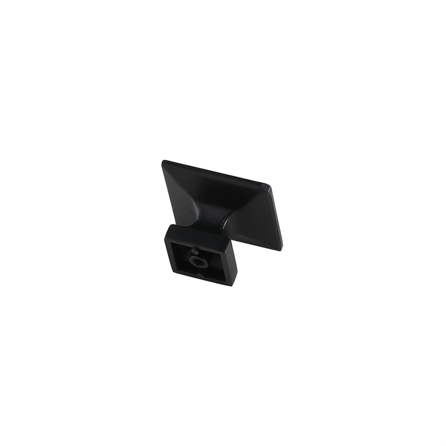 Cecil 1.3&#x22; Matte Black Square Knob Multipack (Set of 10)