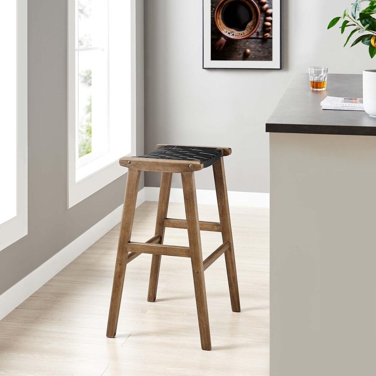 Modway Saoirse Wood Bar Stool Set of 2 Michaels