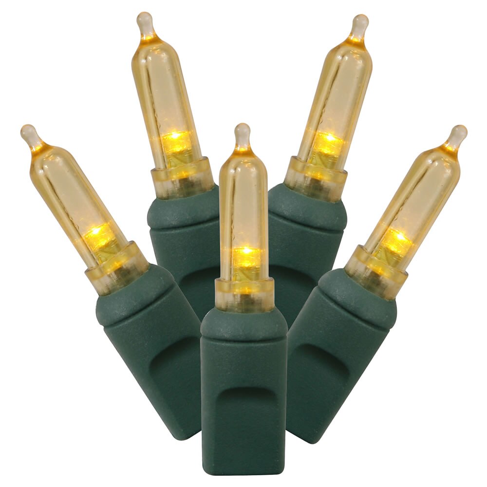 100Lt Yellow LED / Green Wire Italian EC 34 ft., Color: Yellow | Michaels