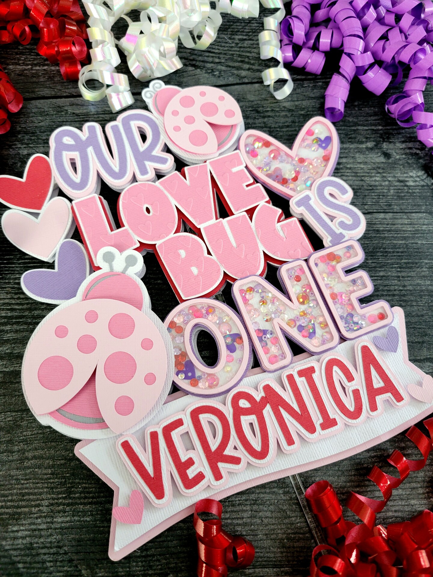 Buttons Galore Sparkletz DIY Craft Embellishments 30 Grams - 3 Packs Vintage Valentine