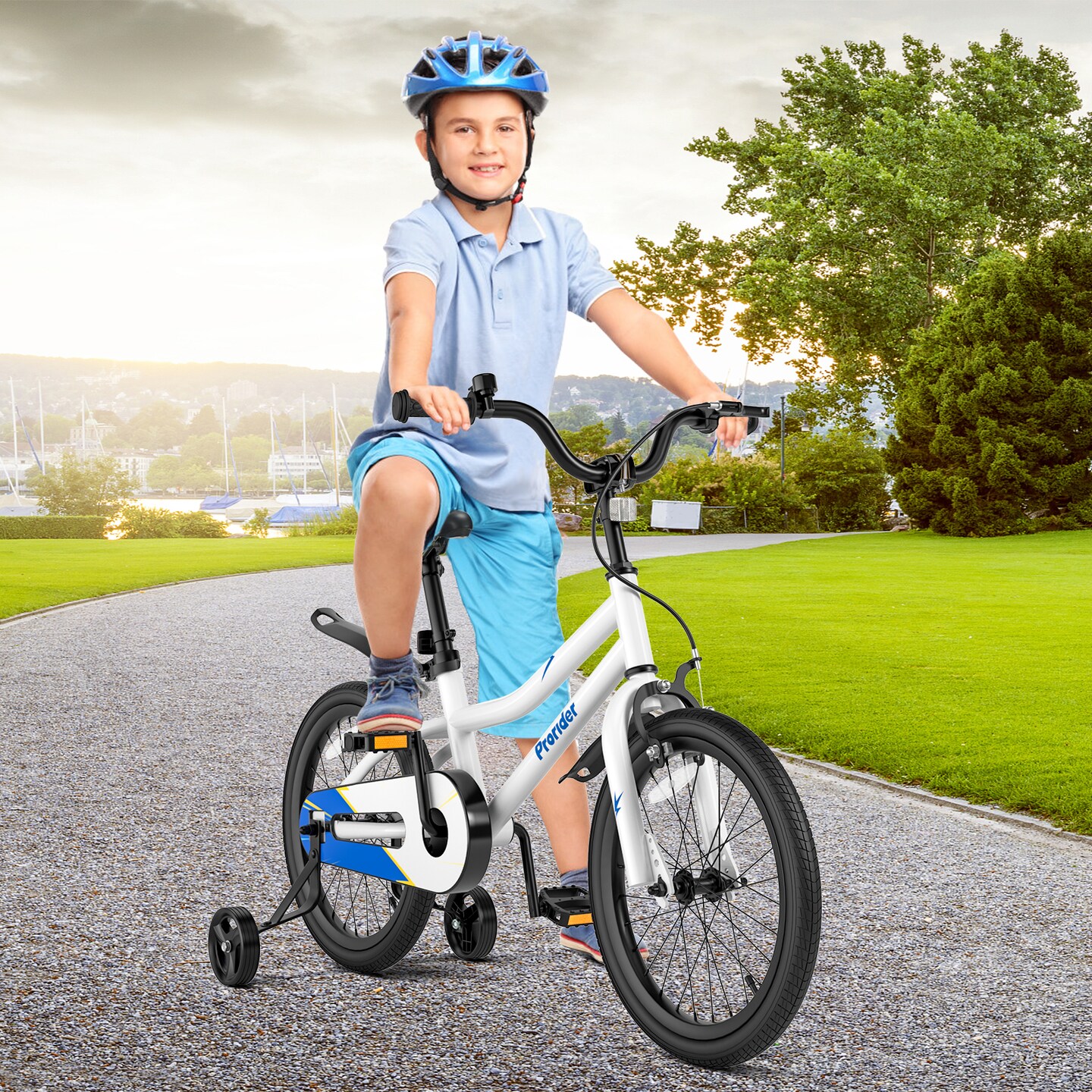 18 Feet Kid's Bike with Removable Training Wheels