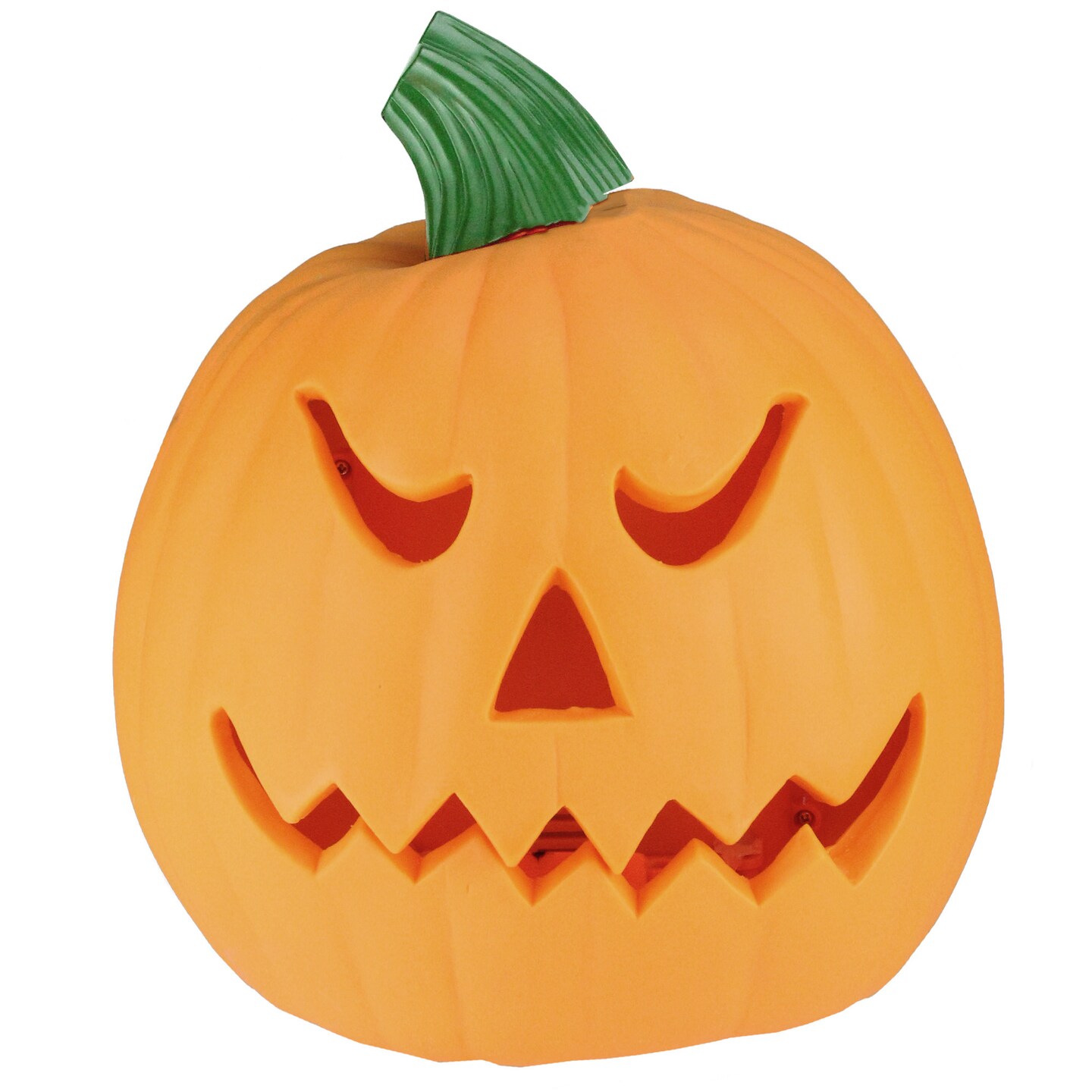 Northlight LED Lighted and Animated Double-Sided Halloween Pumpkin - 9.75&#x22; - Orange Lights