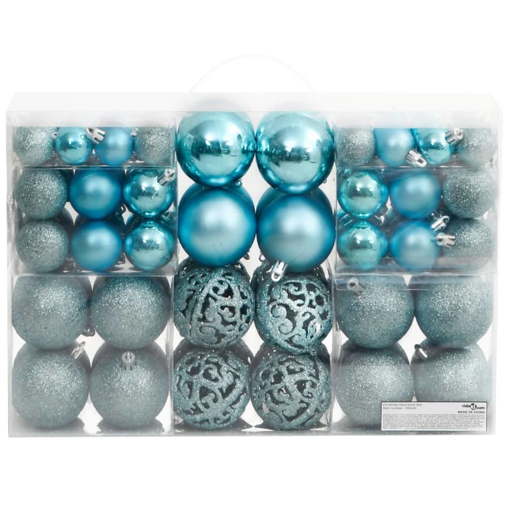 Christmas Baubles 100 pcs 1.2&#x22; / 1.6&#x22; / 2.4&#x22;
