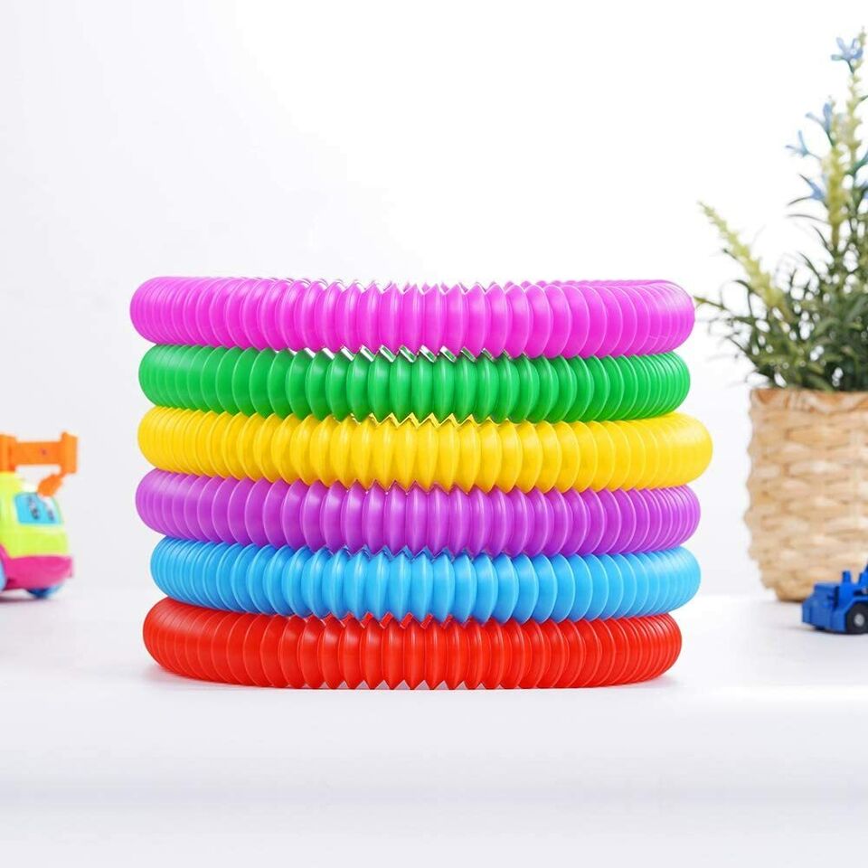 Kitcheniva Pop Tube Sensory Fidget Anti Anxiety Toy Kids 6PCS
