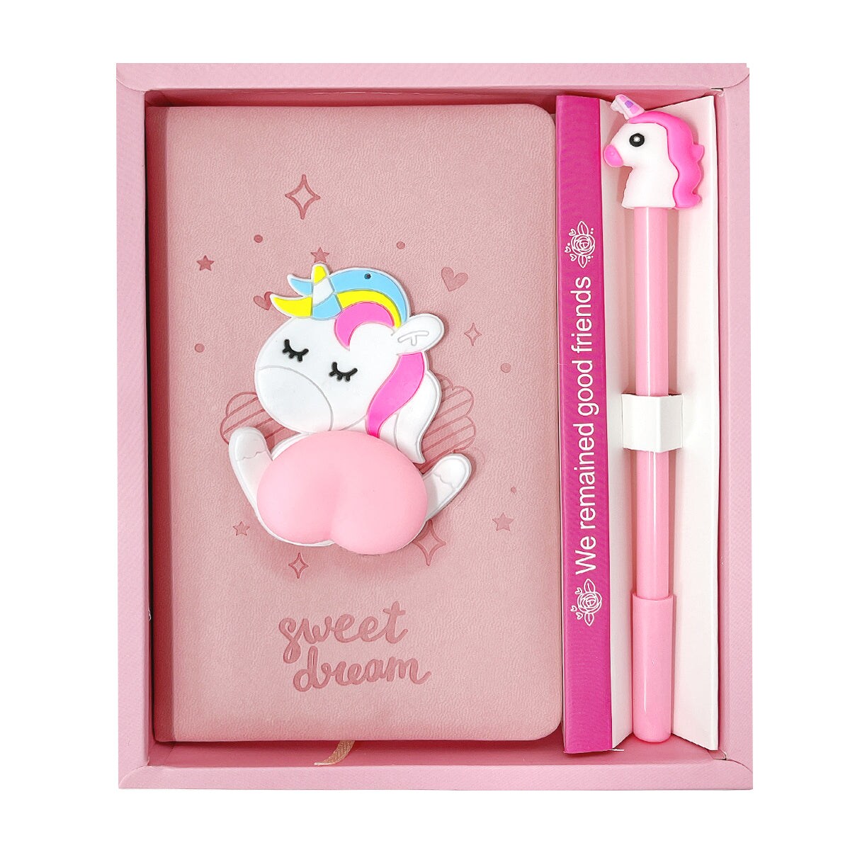 Wrapables Cute Notebook Gel Pen Set, Diary Journal Gift Set