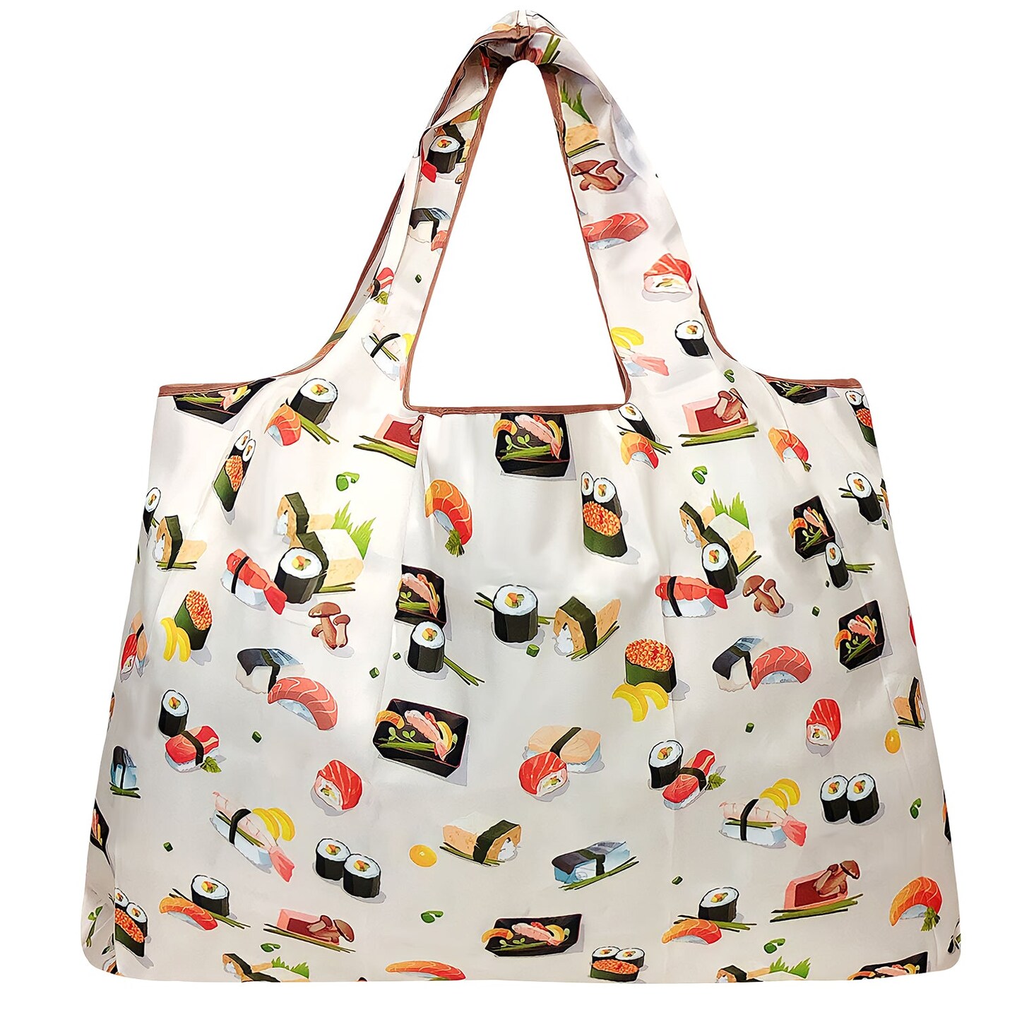 Wrapables Large Foldable Tote Nylon Reusable Grocery Bag