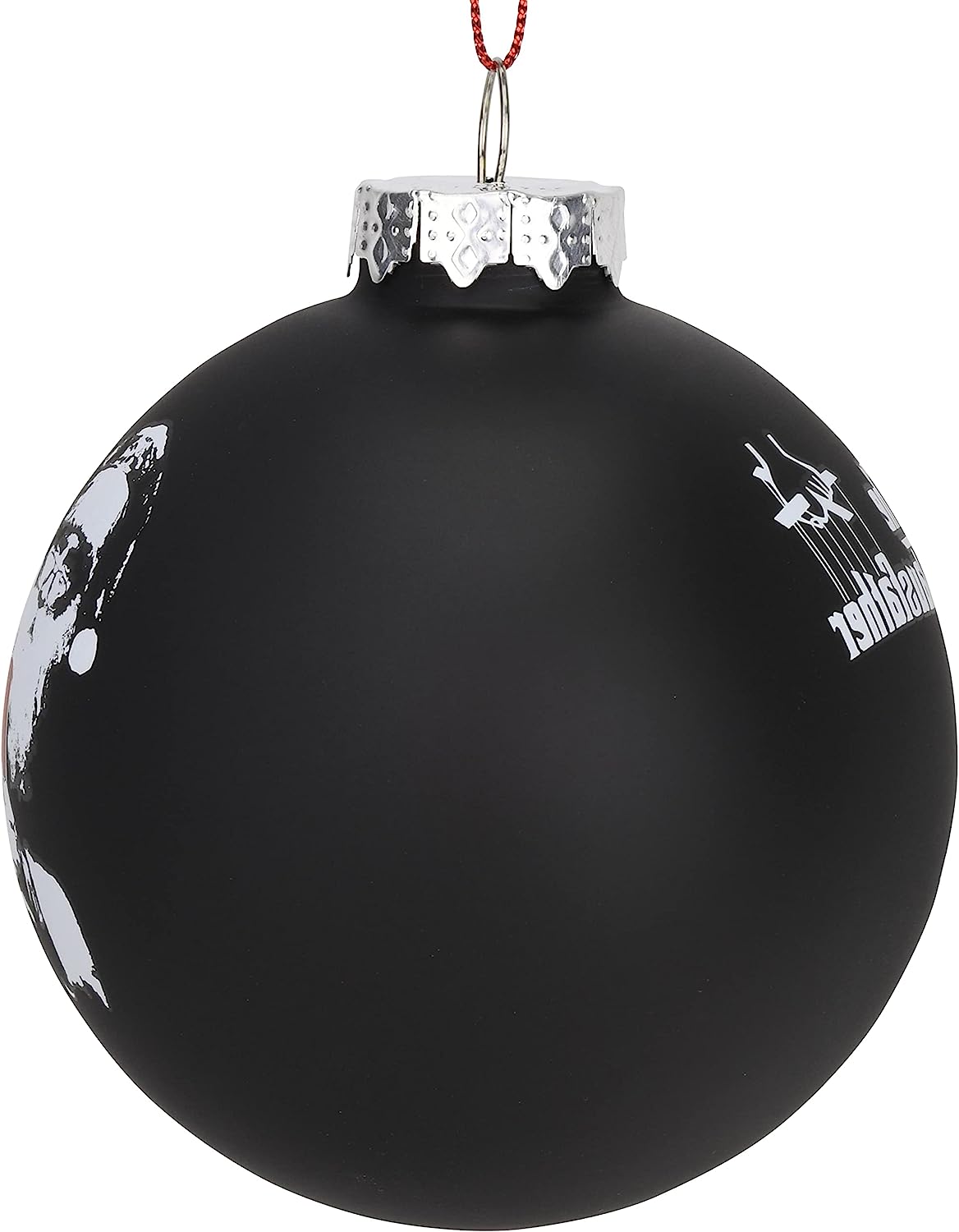 Tree Buddees The Clausfather Movie Poster Parody Funny Glass Christmas Ornaments
