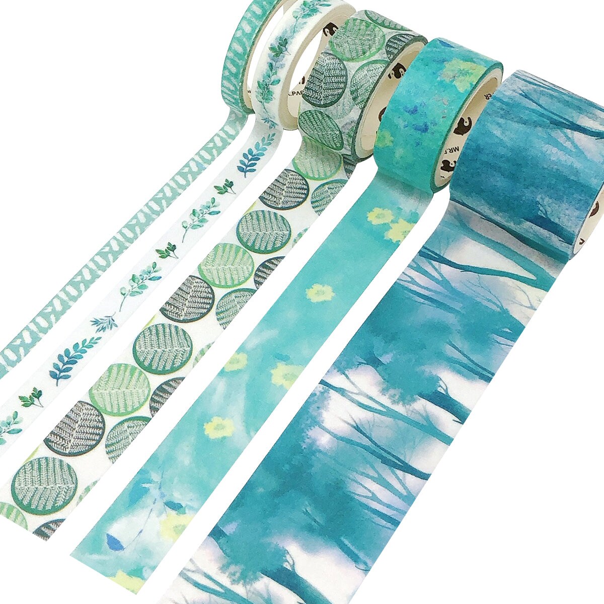 Wrapables Decorative Washi Tape Box Set (10 Rolls)