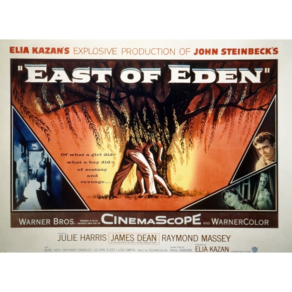 Posterazzi East Of Eden James Dean Lois Smith Julie Harris Jo Van Fleet 1955 Movie Poster Masterprint