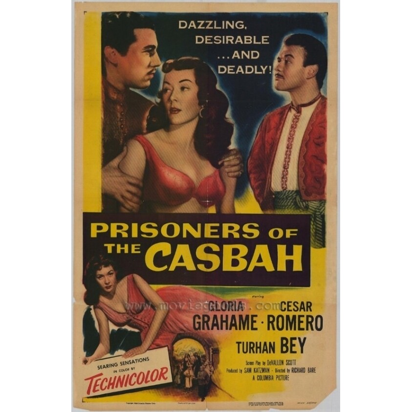 Pop Culture Graphics Prisoners of the Casbah Movie Poster (11 x 17) - Item  MOVEE7197