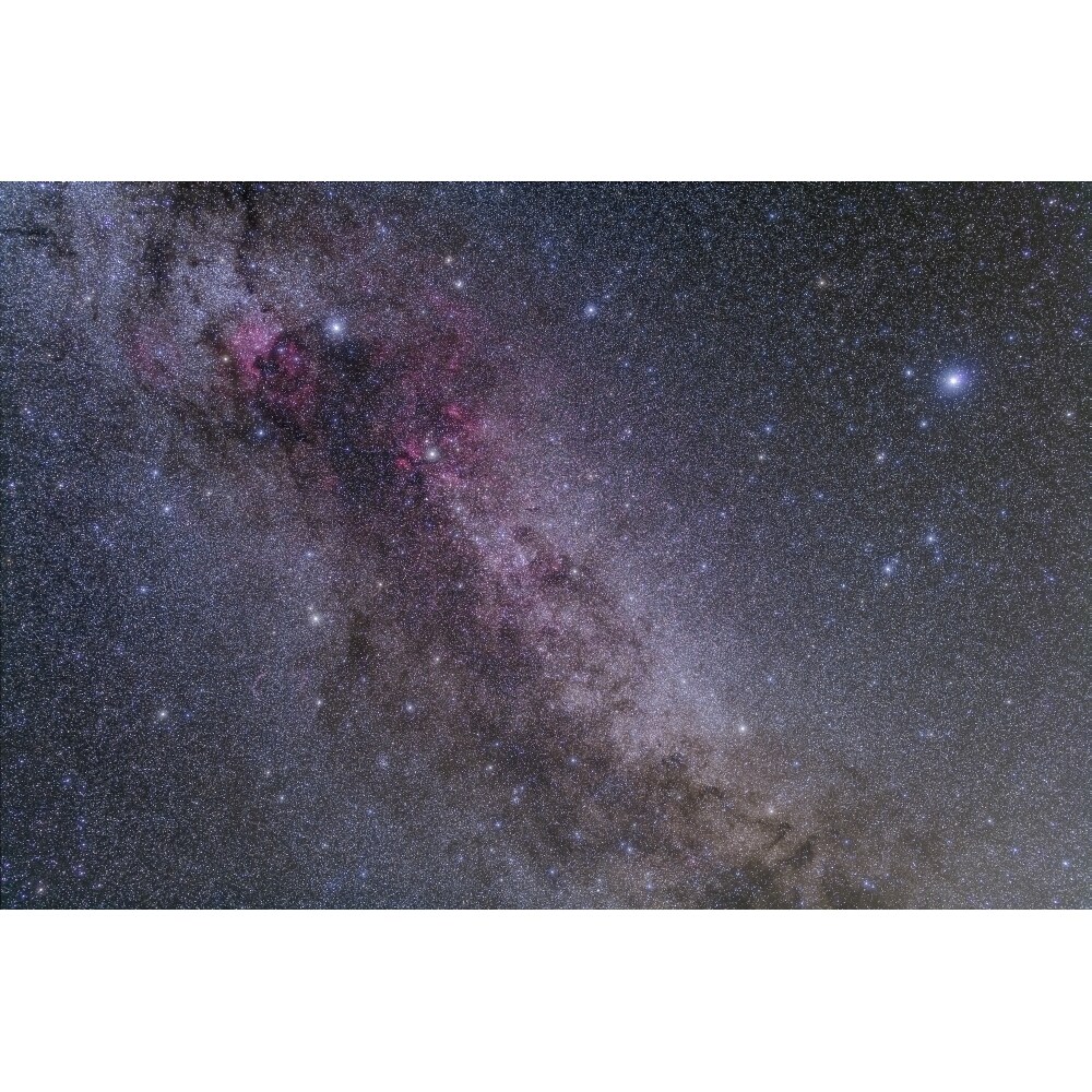Posterazzi Constellations Cygnus and Lyra with nearby deep sky objects Poster Print