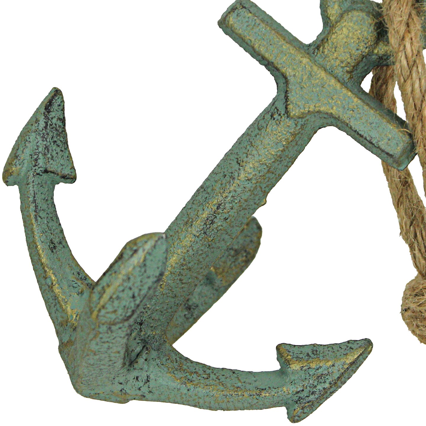 Set of 2 Cast Iron Ship Anchor Bookends Nautical Home Decor Sculptures