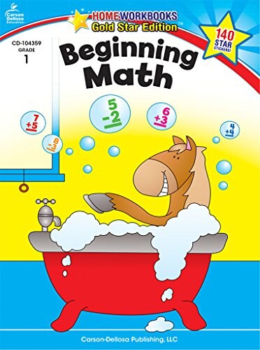 Carson Dellosa | Beginning Math Workbook | 1st Grade, 64pgs
