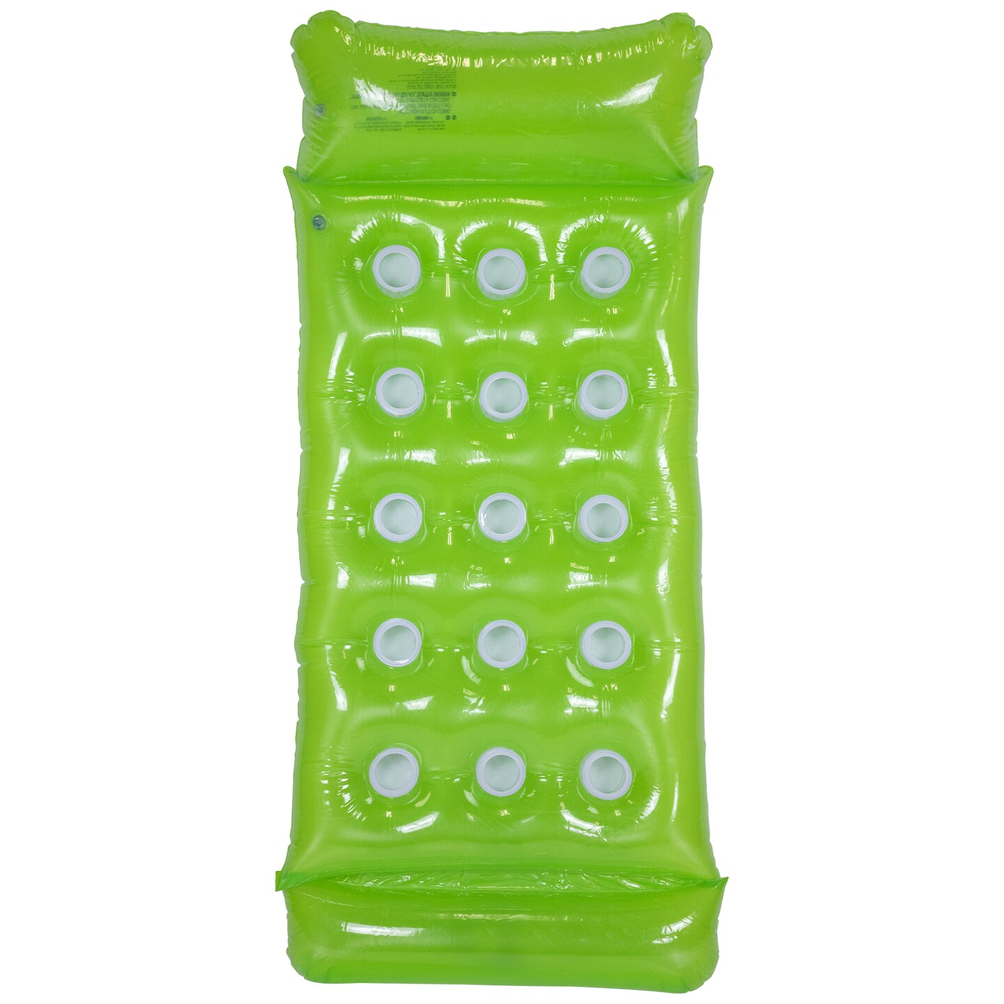 Northlight Inflatable 15-Pocket Swimming Pool Lounge - 64.75&#x22; - Green