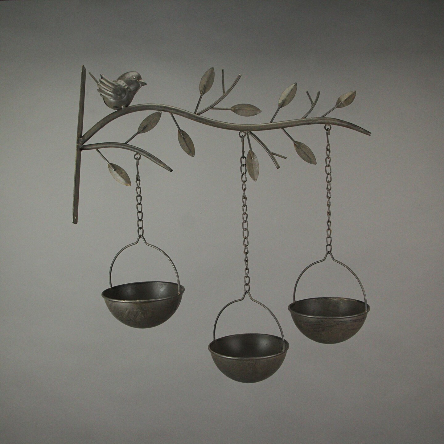 Metal Tree Branch Plant Hook Basket Hanger Bracket Decorative Wall Decor