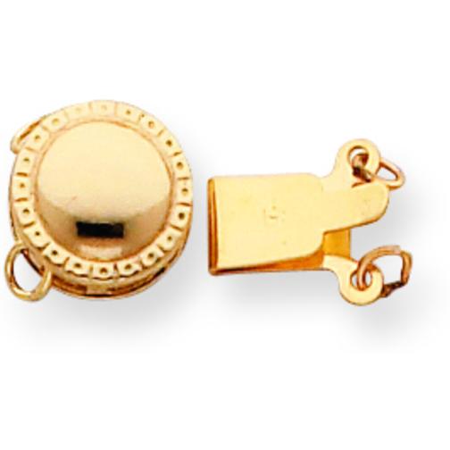 14K Gold Double Strand Pearl Clasp