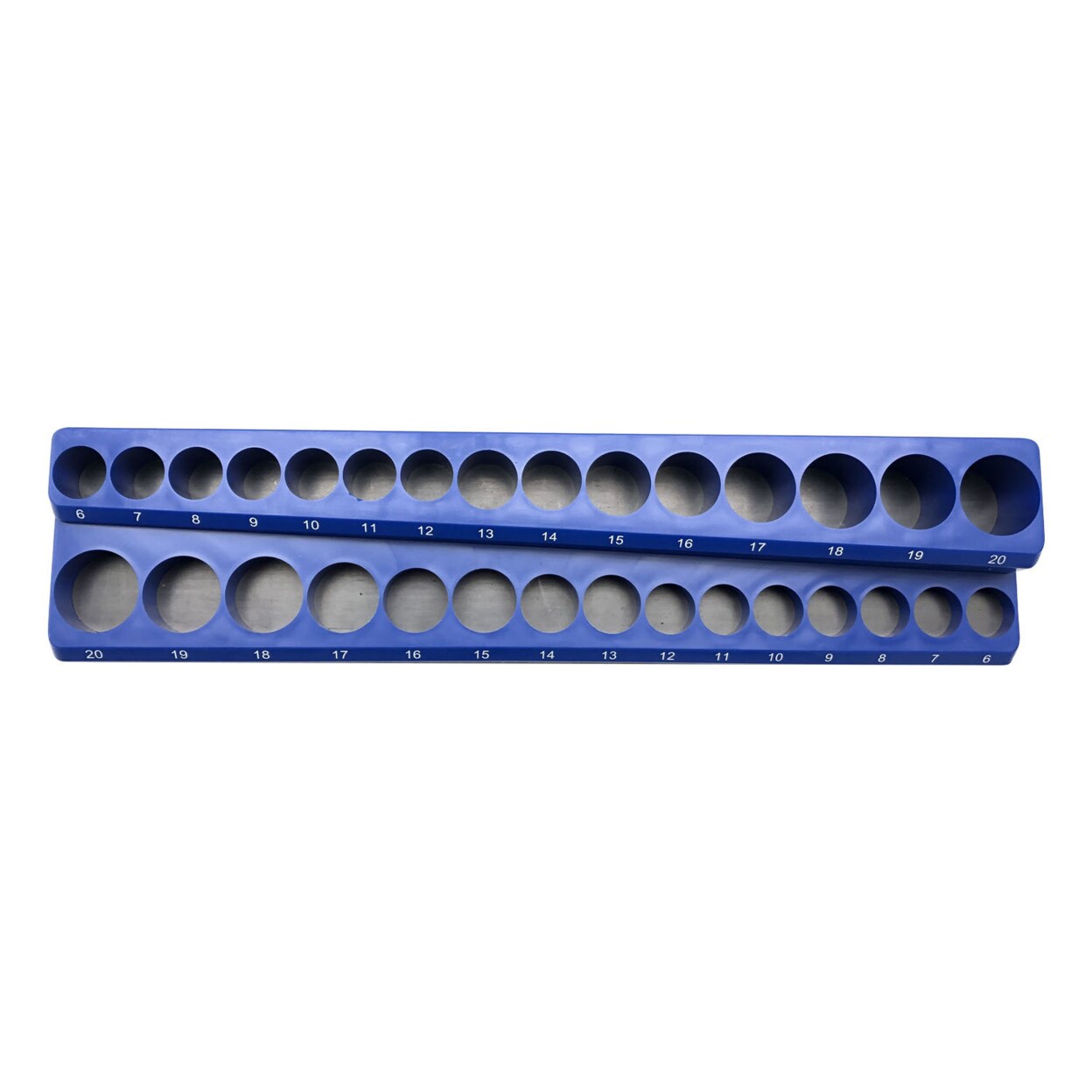 Taj Tools Metric Magnetic Socket Holder Tool Organizer Tray in Blue