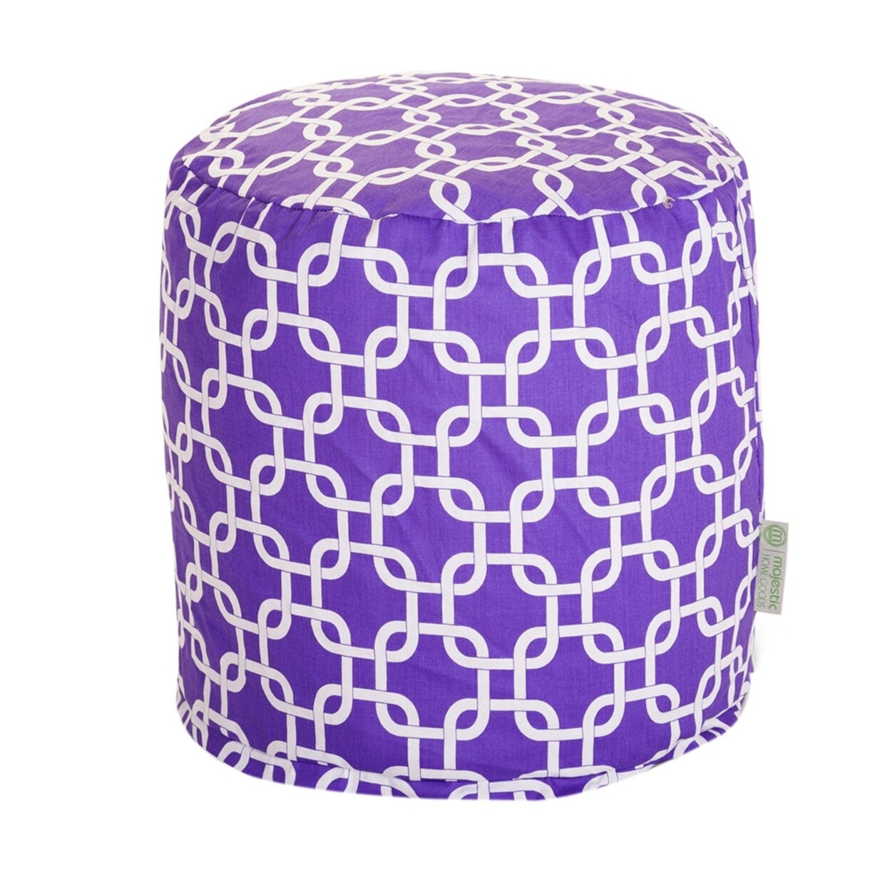 Small purple online ottoman