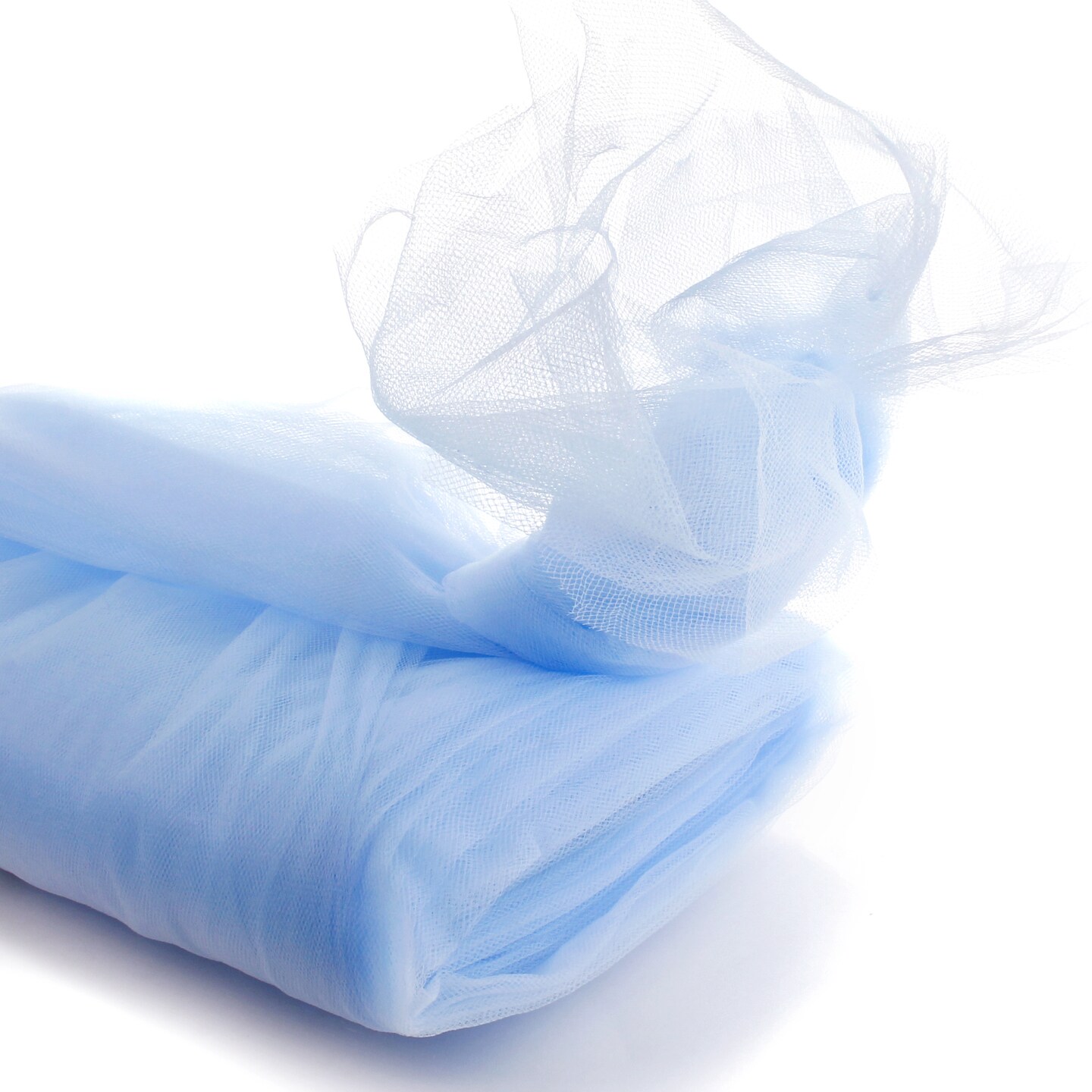 Soft Tulle Fabric Roll 54 x 40 yds - Baby Blue– CV Linens