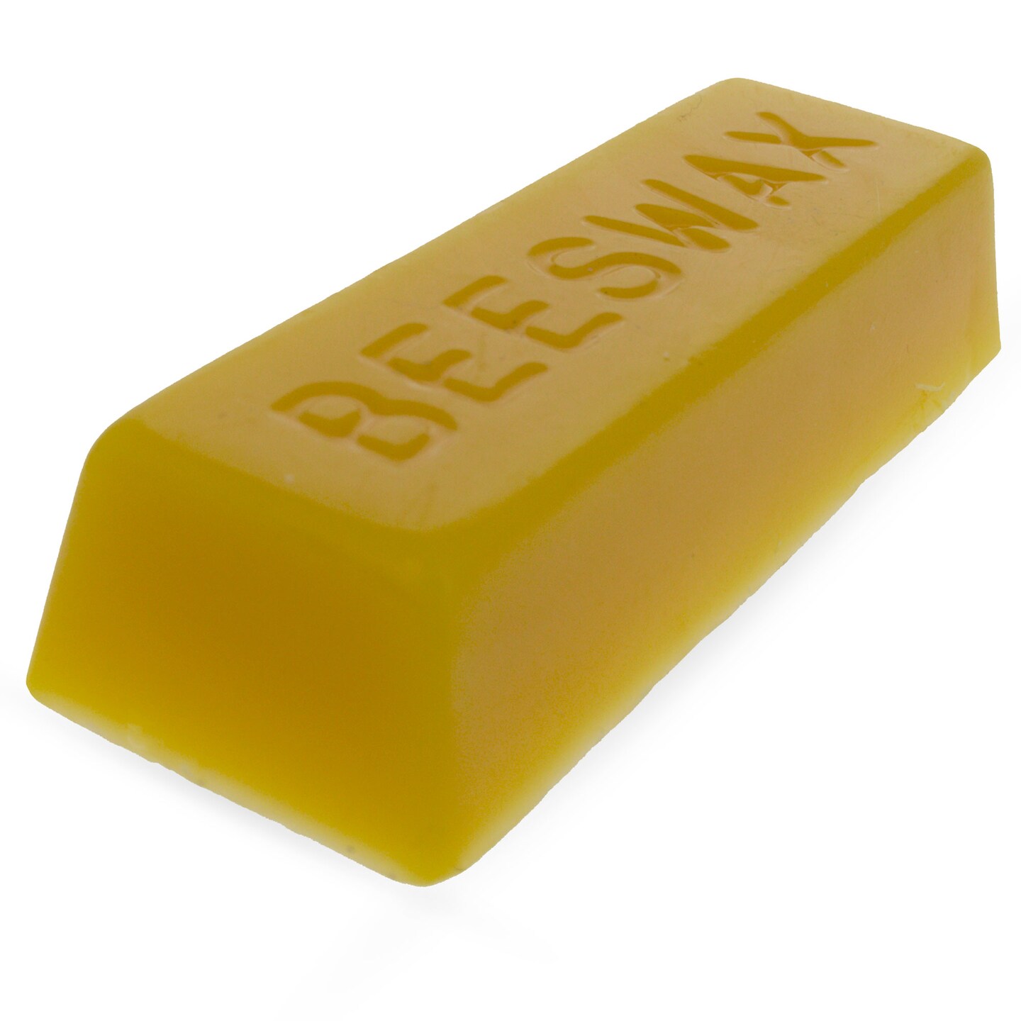 Yellow Triple Filtered Rectangle Beeswax Bar 1 oz