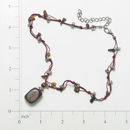Knotted Tigereye Necklace