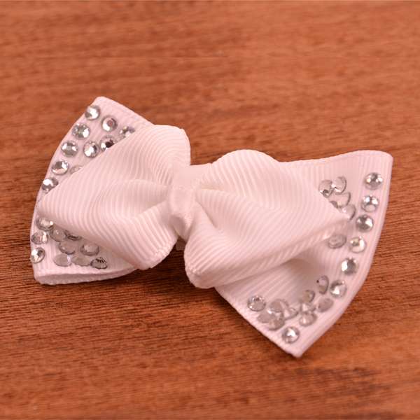 Fabric sales bow brooch