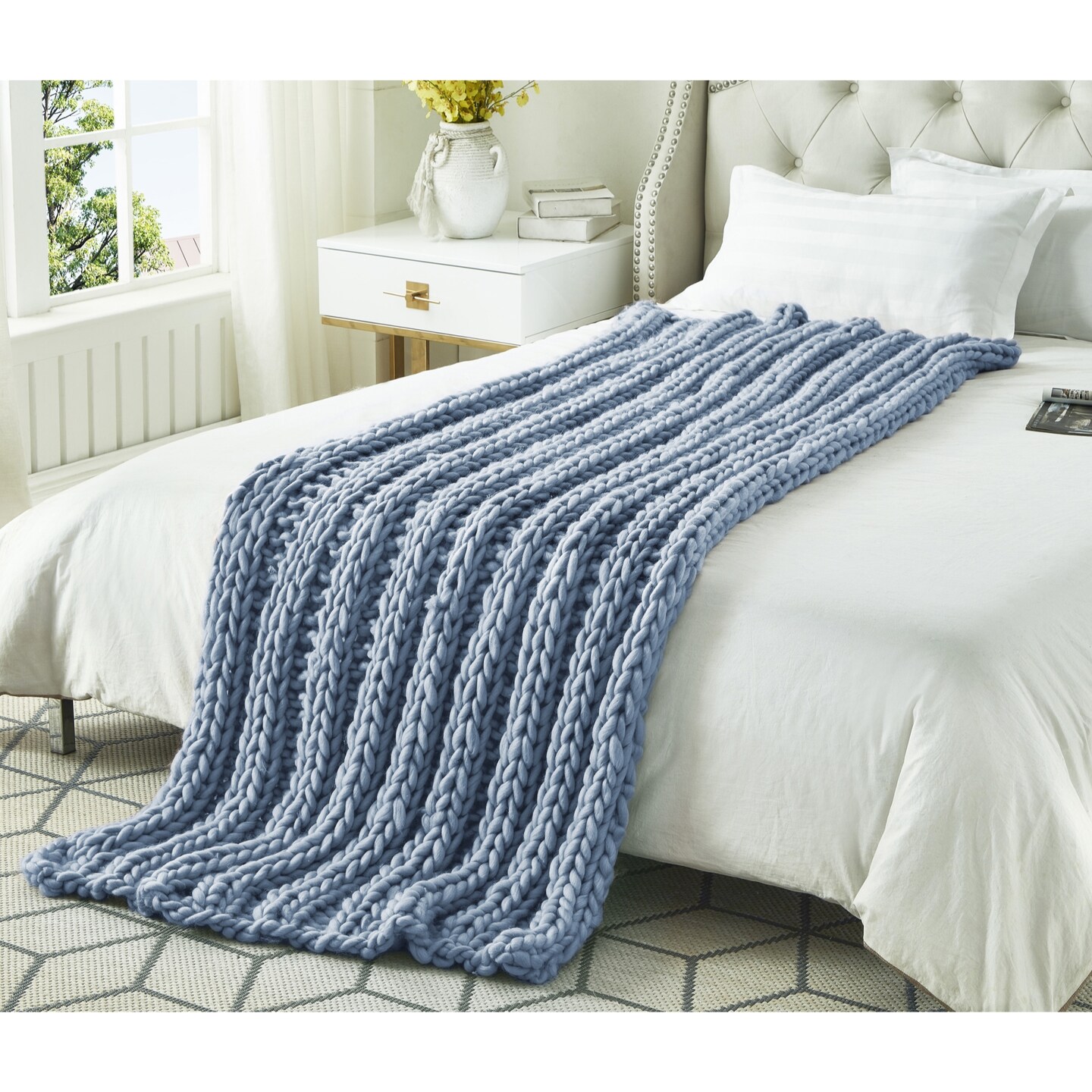 Vielkis Channel Knit Throw