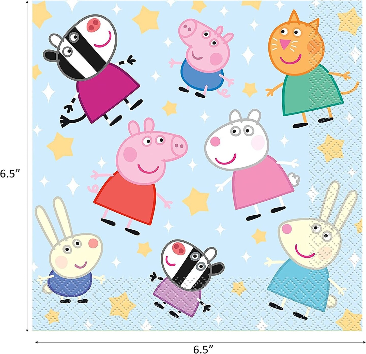 Peppa Pig Birthday Party Supplies Bundle | Peppa Pig Plates | Peppa Pig Napkins | Peppa Pig Cups | Peppa Pig Table Cover