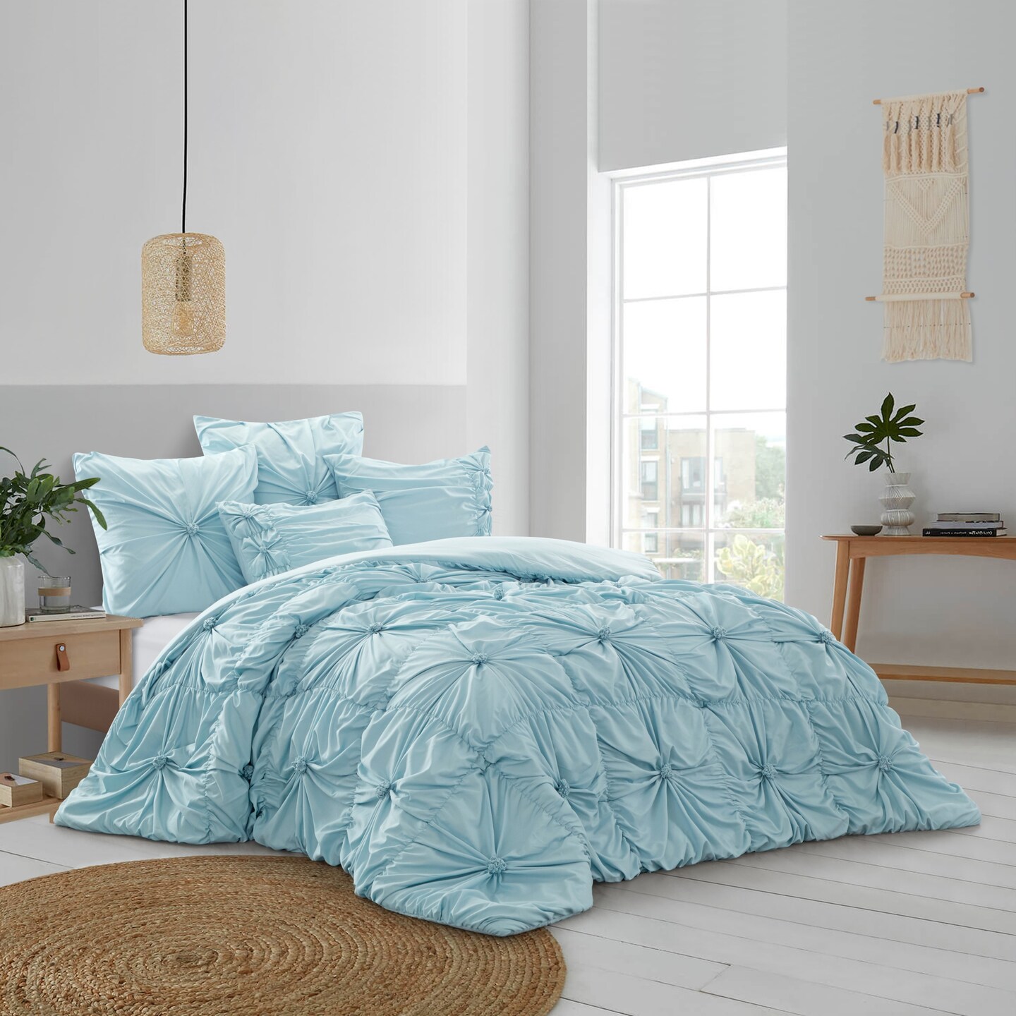 Jovany Comforter Set With Pillow Shams, Euro Shams