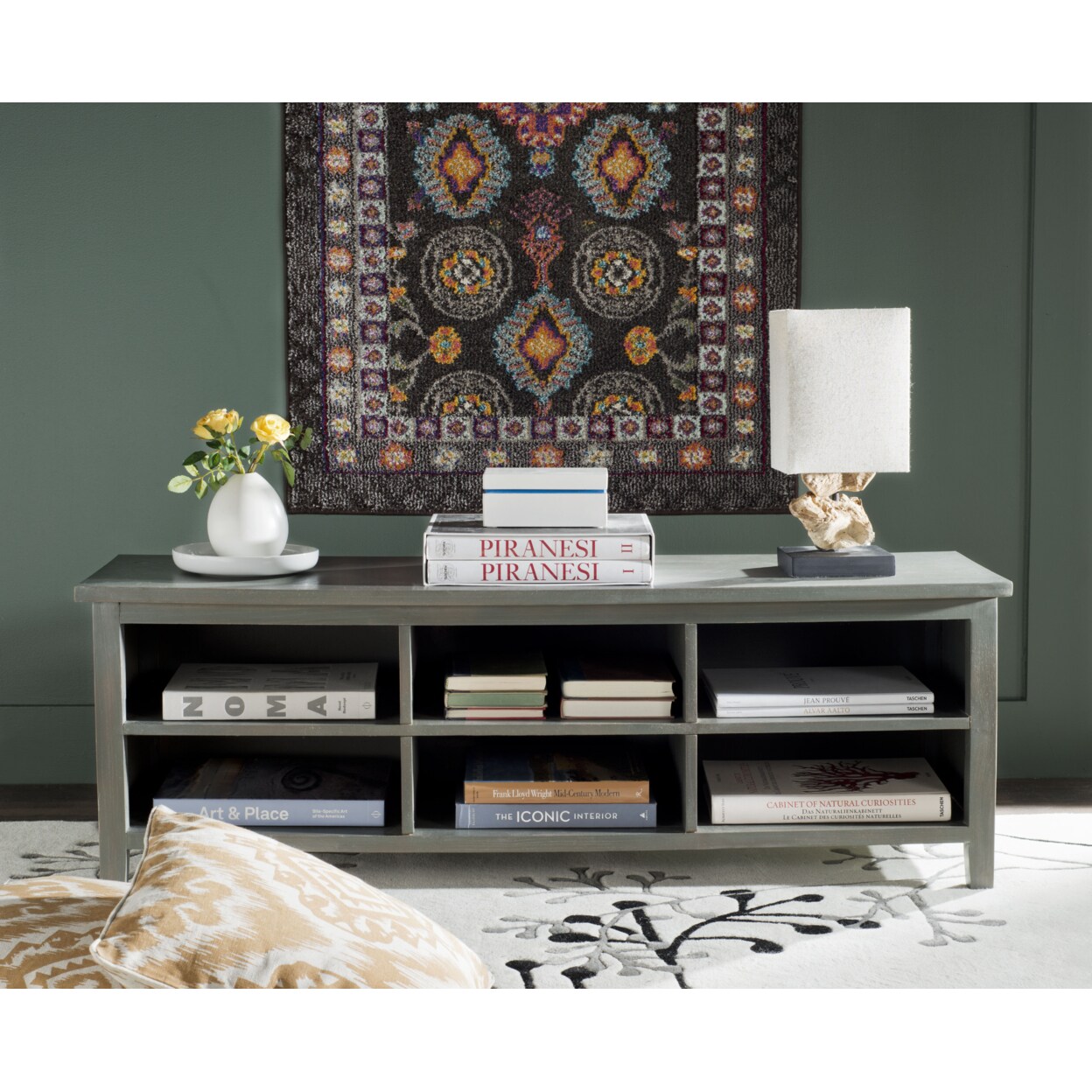 Safavieh   Sadie Low Bookshelf Ash Grey