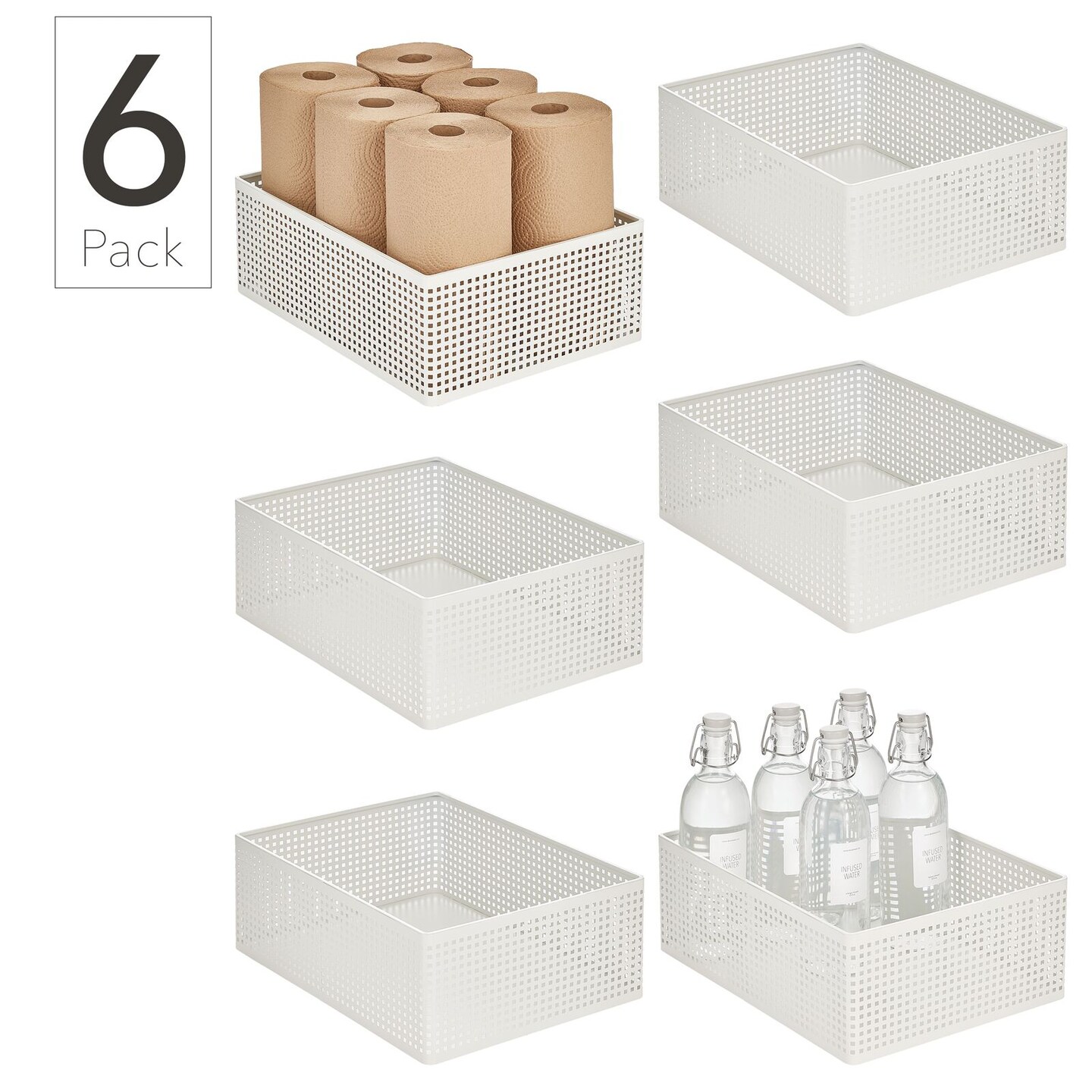 Nate Home by Nate Berkus Metal Kitchen Bin from mDesign