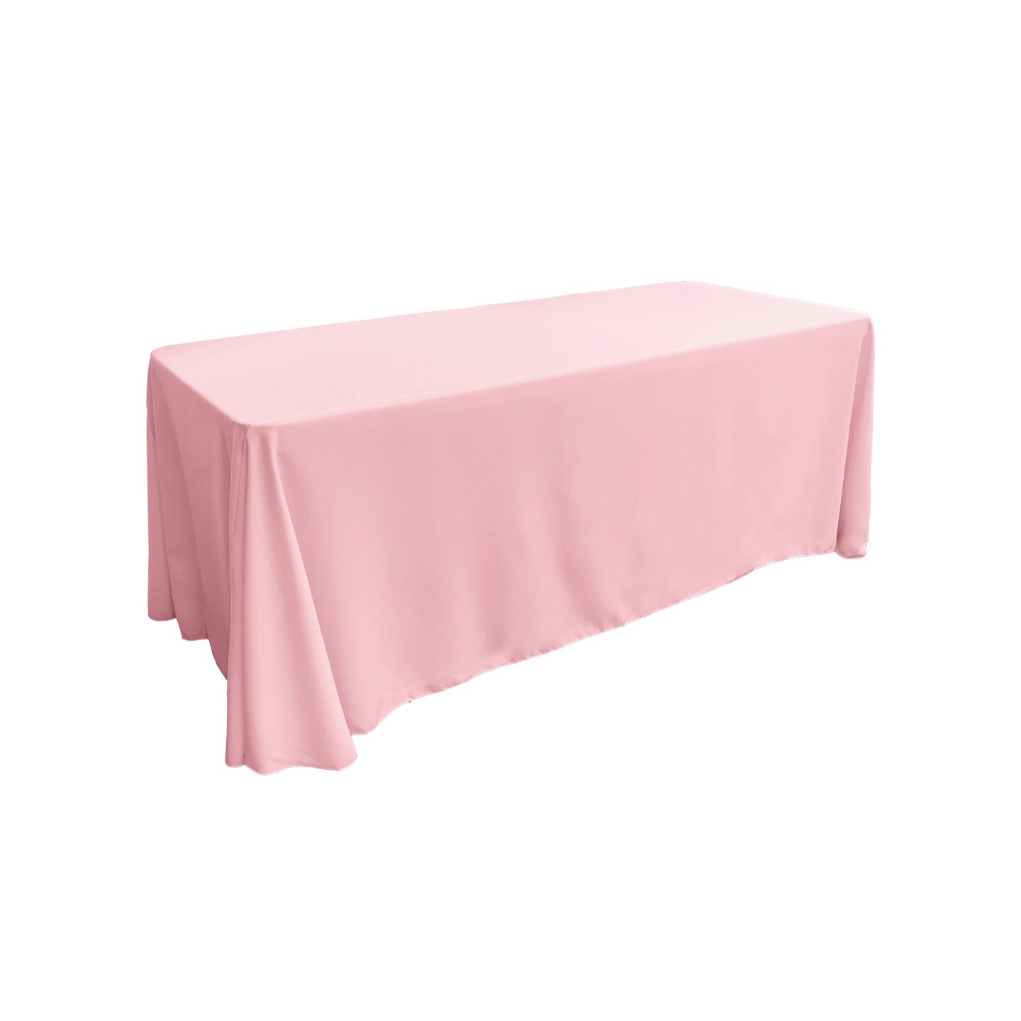 Professional 90x132 Tablecloth Full Drop Design for Buffet and Events