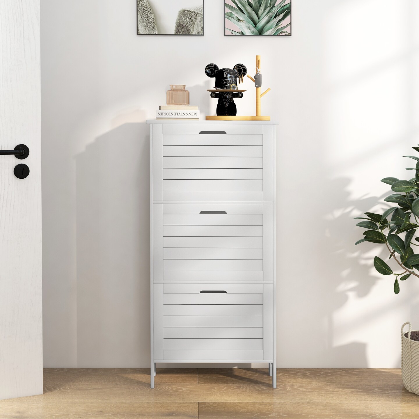 Space-saving Shoe Storage Cabinet - 30.8 | Organize Shoes in Style
