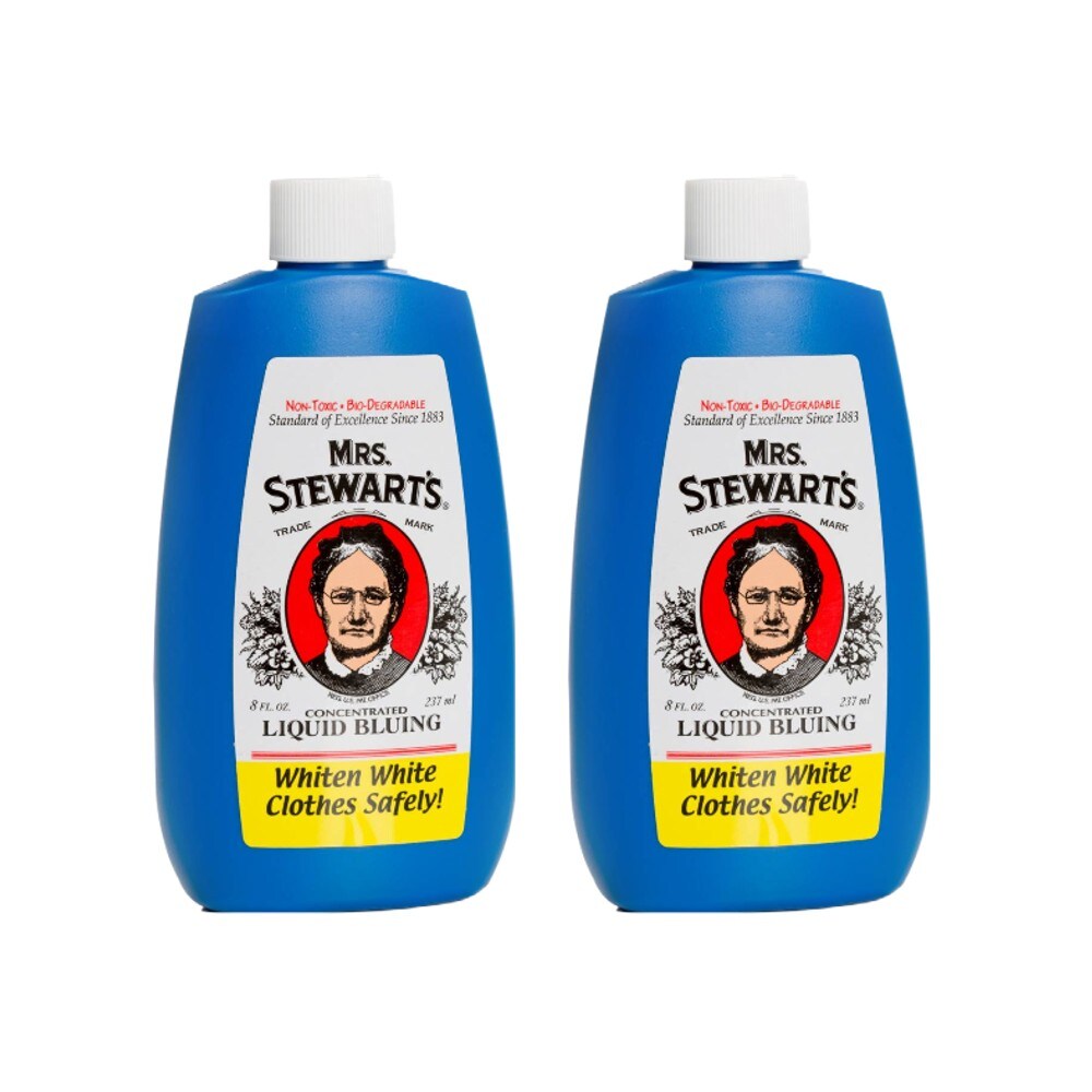 Mrs. Stewart&#x27;s Laundry Bluing Non Toxic Bleach Alternative Set of 2 Bottles