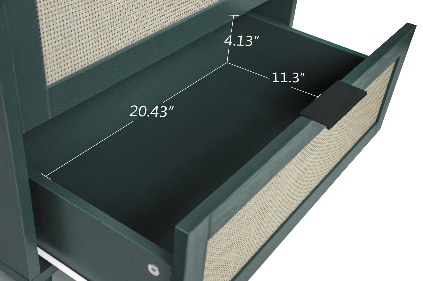 Moisture-Proof 3 Drawer Cabinet - 47.4 | Upgrade Storage