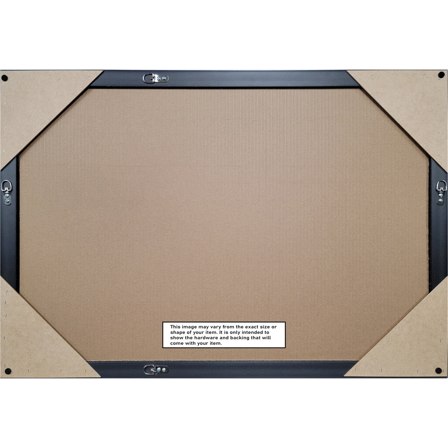 Rustic Pine Brown Non-Beveled Custom Framed Bathroom Vanity Wall Mirror