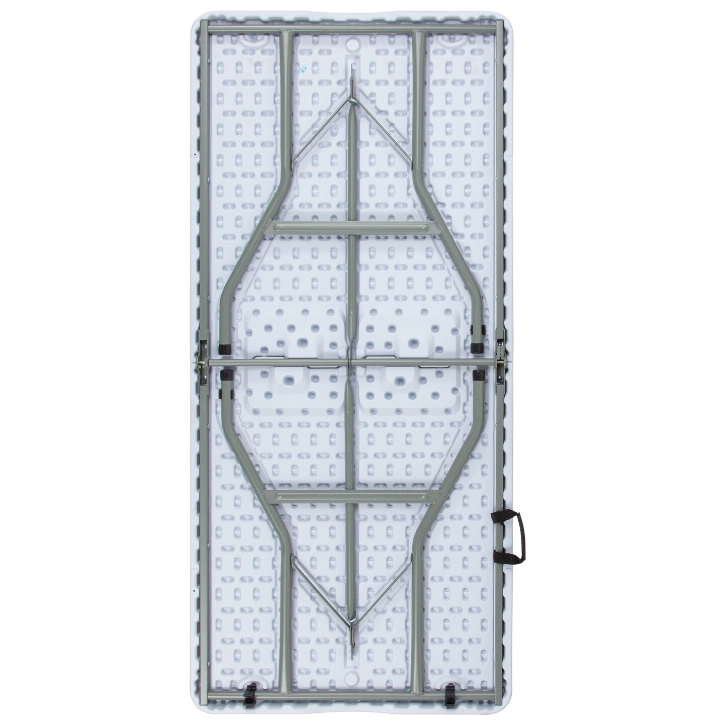 Emma and Oliver 4.97-Foot Bi-Fold Plastic Folding Table