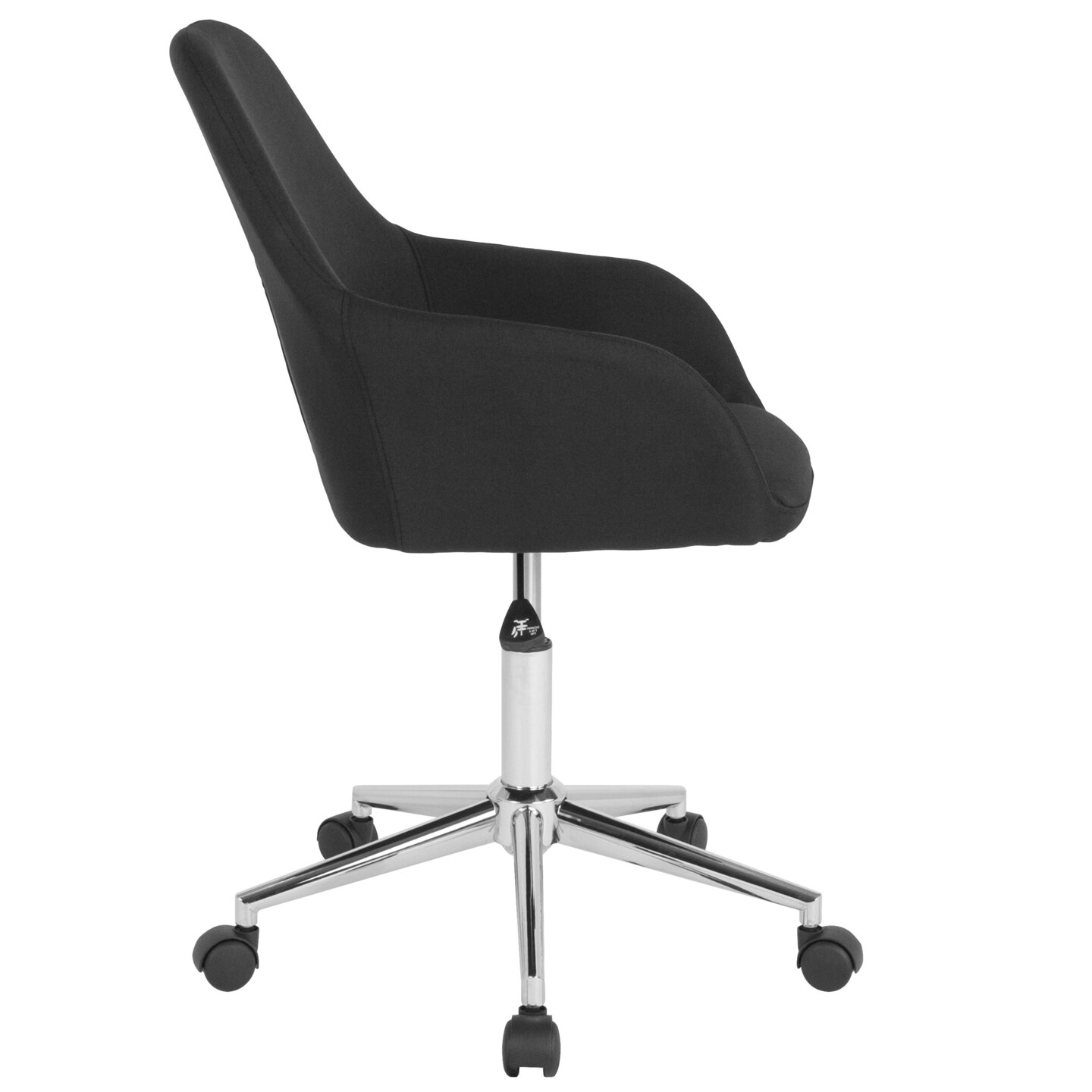 Merrick Lane Roma Home Office Bucket Style Chair with 360 Degree Rotating Swivel